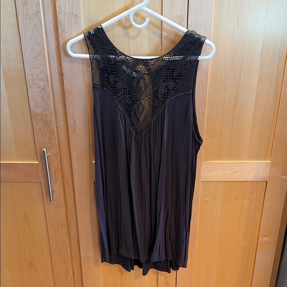 Maurices Tops - Maurice’s Dark Grey Lace Detail Women's Top XXl EUC